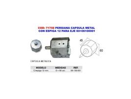 Cápsula De Obturador De Metal Com Ponta 12 Para Eixo 6006100001 Gaviota