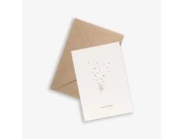 Postal de Feliz Aniversário Kartotek Confetti Gc 0020