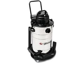 Aspirador Profissional De Inox Gisowatt Industrial 70 1350w 55l/seg