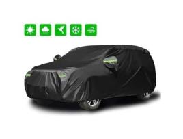 Capa Preta Para Carro Suv, 480180150 Cm, Preta, Anti Uv, Neve, Poeira, À Prova Dágua, Capa De Proteção Para Carro 4x4 Euro Mega