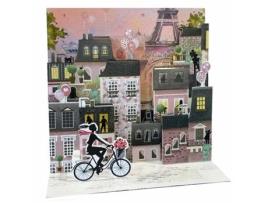 Postal Imagem 3d Pop Up La Vie En Rose 21155