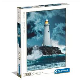 Puzzle 1000 Piezas Lightouse In The Storm Alta Resolución Clementoni 39828 Clementonimás De 14 Años
