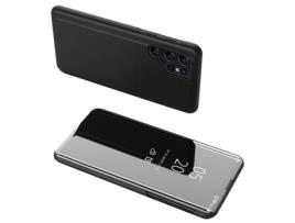 Capa View Espelho Para Samsung Htdmobiles Vidro Temperado Preto