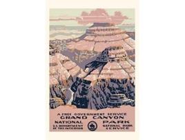 Livro Vintage Journal Grand Canyon National Park Travel Poster De Found Image Press (inglês)