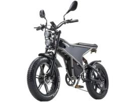 Bicicleta Eléctrica Com Motor Duplo 2000w Dm711/preto 48v 20ah/suspensão Total/freio De Disco Shimano Randride