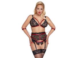 Soutien COTTELLI BONDAGE Liguero Bondage Vermelho (XL)