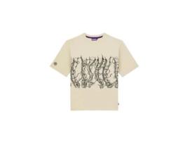 T-shirt De Homem Octopus By Giorgio Di Algodão Bege (l)