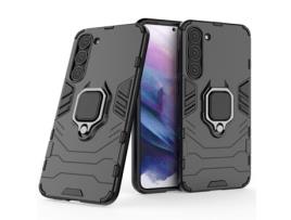 Capa Protetora Para Samsung Htdmobiles Vidro Temperado Anti-choque Rígida Preto