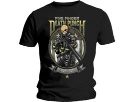 T-shirt FIVE FINGER DEATH PUNCH (M - Preto)