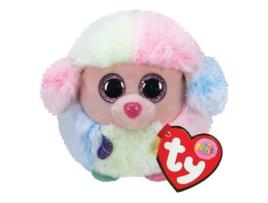 Peluche De Rainbow El Caniche Multicolor Con 7 Cm De Ty Puffies Miravia1