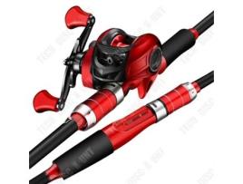 Conjunto Completo De Vara De Pesca Marítima Inn® De 1,8 M Vara De Pesca Marítima Leve, Resistente E Forte, De Dupla Utilização Zentavo