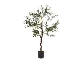 Oliveira Artificial Em Vaso Preto Alt.116cm Well Home