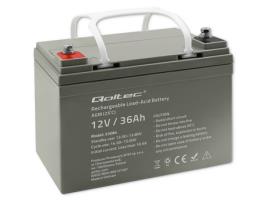 Agm Battery 12v 36ah Max. 540a Qoltec