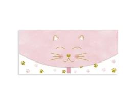 Postal presente dinheiro cartão Pictura gato bigode 19924