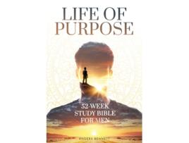 Livro Life Of Purpose 52-Week Study Bible for Men de Anders Bennett (Inglês)