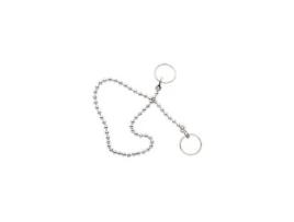 Saco Com 25 Correntes De Bolinhas 25cm Com Argola Para Pia 85103 Cis