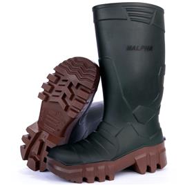 Galocha Impermeável DIKAMAR Alpha Icepack S4 Verde/Castanho