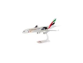 Kit pré-pintado - Airbus A380 - Emirates United for Wildlife - Avião plug-in 1/250 HERPA