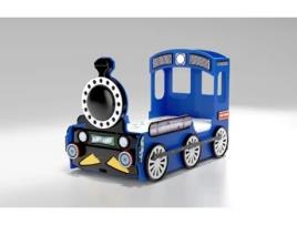 Cama Plastiko Lokomotive Blue