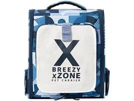 Mochila Breezy Zone expansível e acolchoada para gatos e cachorrinhos. Cor azul. BRAWDRESS