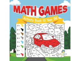 Livro Math Games Activity Book 10 Year Old De Educando Kids (inglês)