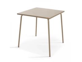 Mesa de Jardim Quadrada em Metal (70 x 70 cm)