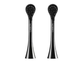 Curaprox, Preto É Branco, Hidrosonic De Carbono, Cabeças De Escova De Dentes, 2 Unidades Curaden