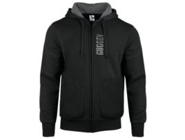 GUGGEN MOUNTAIN 1862 Suéter com Capuz Jaqueta Suéter Pulôver com Capuz (Preto - M)