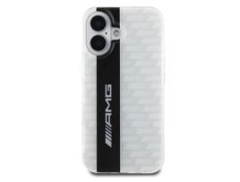 Capa Protetora Conceção Para Iphone 16 Mercedes Amg Carbono Branco