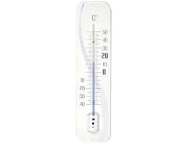 Termômetro De Metal Decorado L 28,5cm Branco Stil