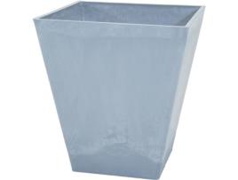 Vaso Ecostone Quadrado 48 X 57 Cm Cinza Mega Collections