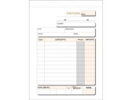 Livro Paq/10 Talonarios De Facturas Folio Natural Duplicado Igic De Desconocido (espanhol)