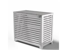 Cobertura Da Bomba De Calor - Big Blade - Branco - De Chão Tamanho Xxl (l 135cm - A 120cm - P 73cm) - Box Air Klima