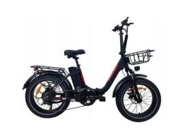 Bicicleta Elétrica Dz-2030 Shimano 7 Velocidades Quadro Dobrável Roda Alumínio 20 500W 48V 13Ah 40Km/H Preto BAOLUJIE