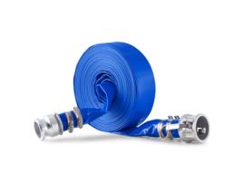 Mangueira De Retrolavagem Vevor 38,1 Mm X 15,24 M Para Várias Bombas, Azul
