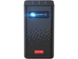 Byintek P20 Mini Projetor Portátil Wi Fi Bluetooth Led Dlp Com Bateria Recarregável