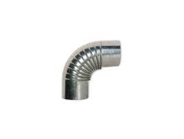 Cotovelo De Fogão Galvanizado 150mm 90º Exojo