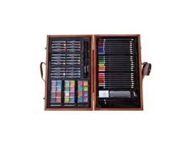 Livro Caja Madera Con 84 Piezas Surtido Artistico Junior Art De Desconocido (espanhol)