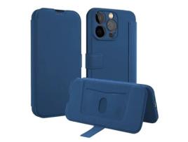 Capa Livro Para Samsung Galaxy A33 5g Tumundosmartphone Silicone Líquido Textura Macia Azul