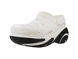 Socas De Mulher Crocs Bubble Crush Aborrachado Branco (38/39)