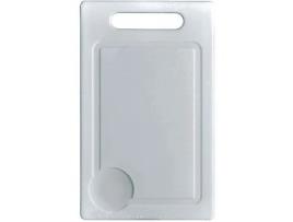 Tábua De Corte 21 X 15 Cm Plástico Branco Aluminium Et Plastique