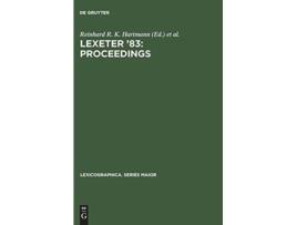 Livro Lexeter 83 Proceedings De Ed Rrk Hartmann (inglês - Capa Dura)
