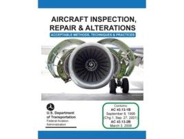 Livro Aircraft Inspection, Repair And Alterations De Federal Aviation Administration (inglês)