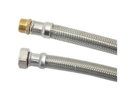 Macho Fêmea Flexível 30 Cm Butted Ø8 Mm Com Rosca Macho 15x21 / Fêmea 15x21 Boutte