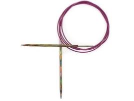 150 Cm X 5,5 Mm Agulhas De Tricô Circulares Fixas Multicoloridas Knitpro