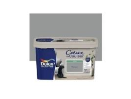 Tinta Dulux Valentine Creme De Cor Cinza Titânio Satinado 2.5l