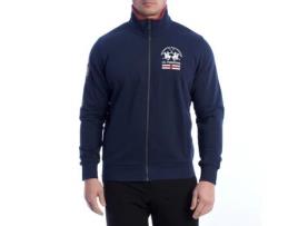 Sweatshirt De Homem La Martina Fecho Éclair Azul (xl)