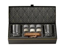 Conjunto para Whiskey The Connoisseur'S Set Signature Glass Edition R.O.C.K.S. WHISKEY CHILLING STONES