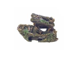 Decoração para Aquário Náufrago, Ornamento de Água de Resina para Peixes TRADE SHOP TRAESIO