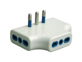 87220 G Adaptador de tomada elétrica tipo L Branco Garanti (it)